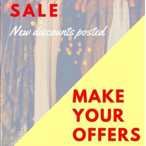 SALE - clearing out the closet, new discounts posted - MAKE AN OFFER